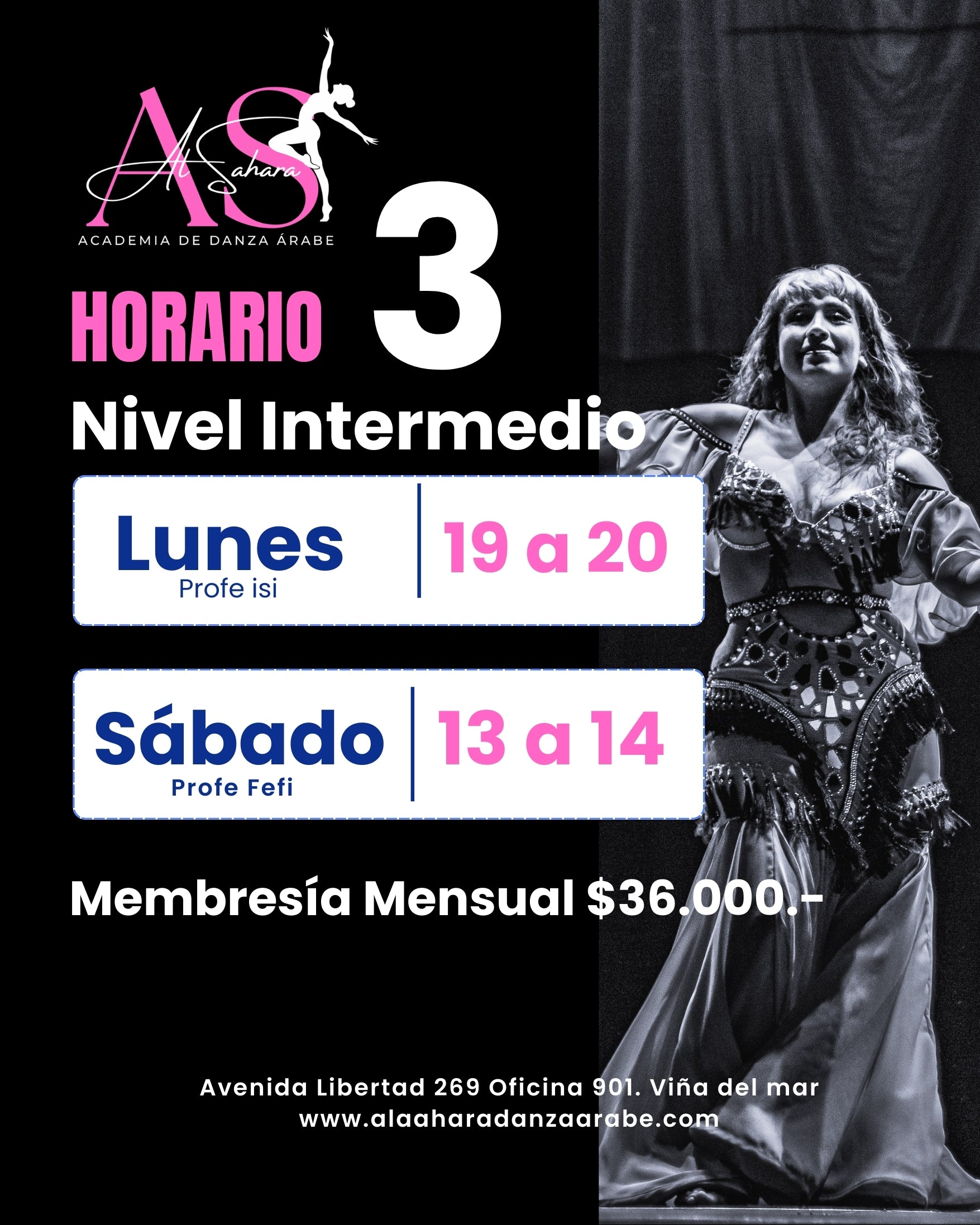 Programa intermedio Danza Árabe