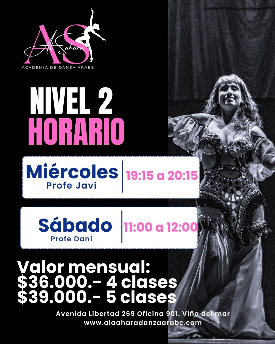 Nivel 2 - Nivel Básico Danza Árabe