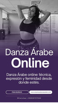 Danza Árabe Online - Clases por Zoom